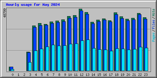 Hourly usage for May 2024