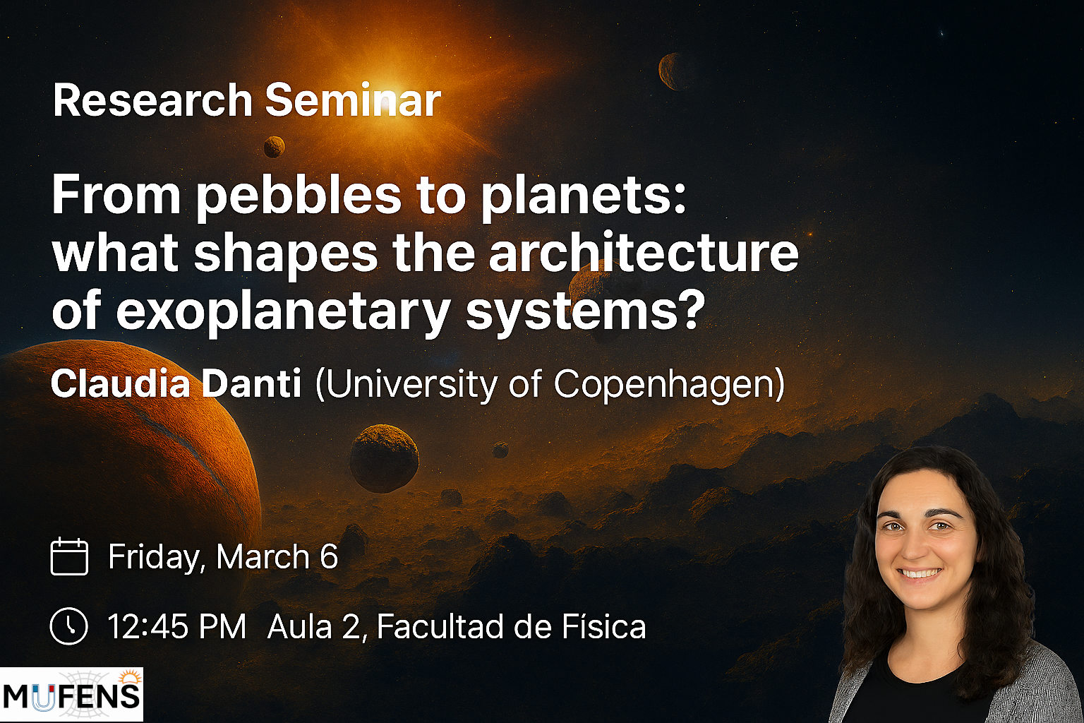 Seminar: From pebbles to planets: what shapes the architecture of exoplanetary systems?
