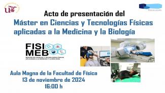 Máster Universitario en Ciencias y Tecnologías Físicas Aplicadas a la Medicina y la Biología 