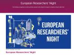 Os invitamos a participar en la primera edición conjunta CIEMAT / CPAN de la Noche Europea de lxs Investigadorxs. Se ofrecen varias visitas guiadas a grandes instalaciones experimentales y seminarios de interés. Numerosas entidades españolas colaboran en esta iniciativa (*).  https://agenda.ciemat.es/e/nocheinvestigadores  Todas las actividades se llevarán a cabo de forma virtual a través de la plataforma Zoom. Os agradecemos la máxima difusión entre vuestros alumnos / compañeros / etc.   Un cordial saludo,