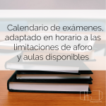 Calendario de exámenes